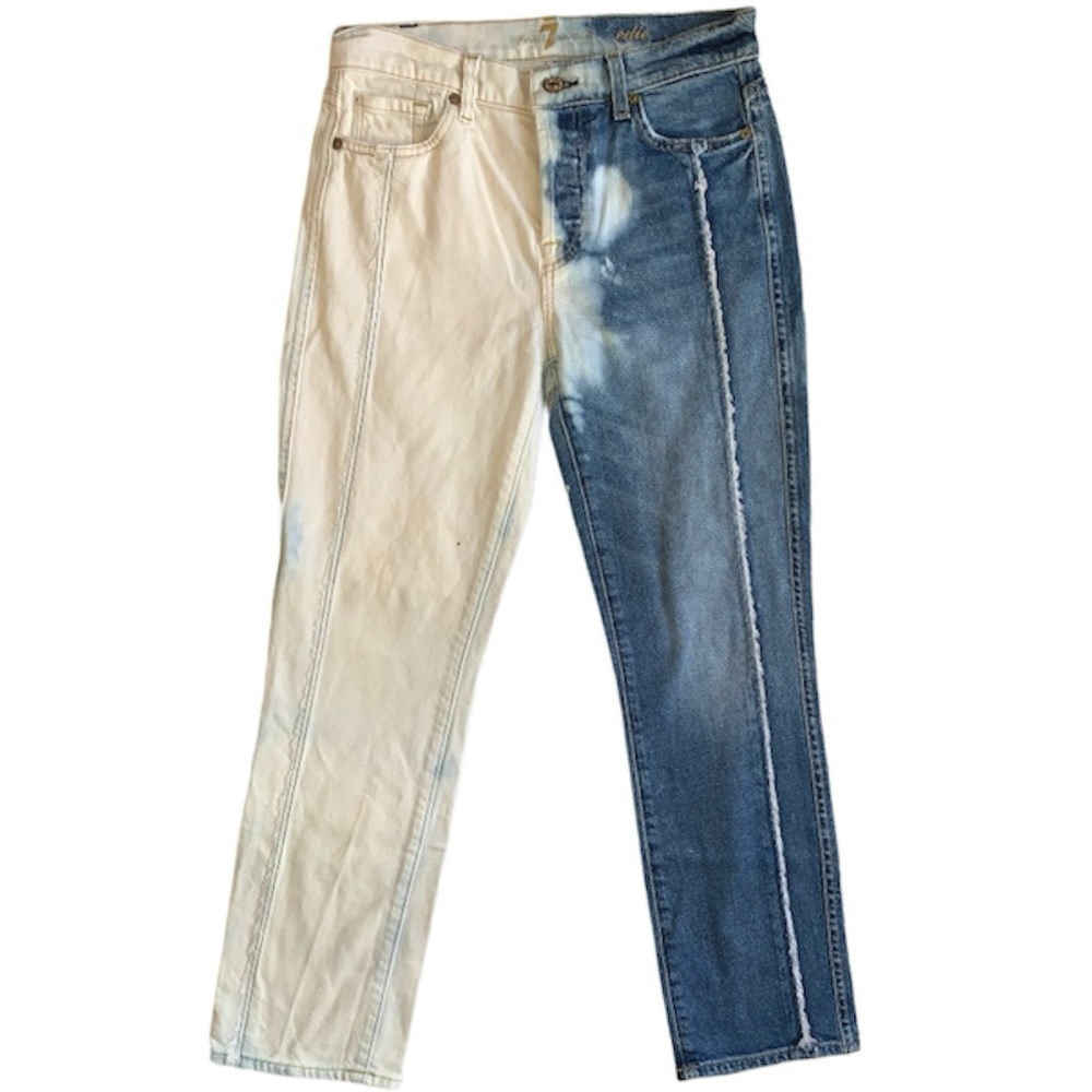 7 For All Man Kind Edie Jeans Size 25 Button Fly